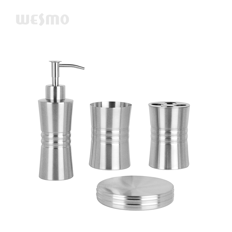 Modern dispenser decor soap set bathroom kitchen accessories set luxury